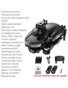 Dron Vak modelo Vd-F3Pro HD 20 min de vuelo
