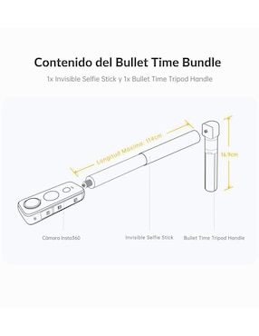 Soporte para cámara de Insta360 aluminio