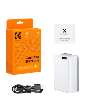 Batería recargable para cámara K&F Concept 1100mAh Tipo NP-FW50