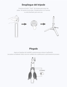 Bastón para cámara Insta360