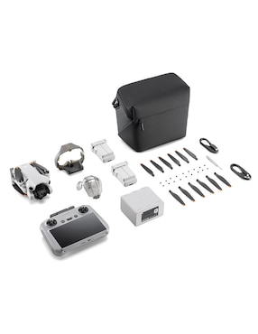 Dron Dji modelo Mini 4 Pro Fly More Combo Plus (RC 2) (GL) HD 34 min de vuelo