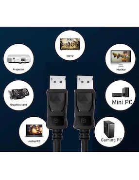 Cable displayport Xcase de 2 m