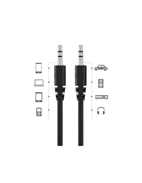 Cable auxiliar 3.5 mm Xcase de 7.5 m