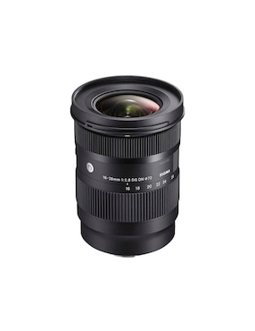 Lente zoom estándar Sigma modelo 203251 16 mm f / 2.8 para cámara sony