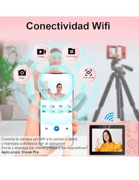 Cámara compacta básica Vak modelo vd-f3l-r 64 megapíxeles