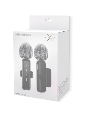 Micrófono portátil alámbrico Xtellar xtllar3290