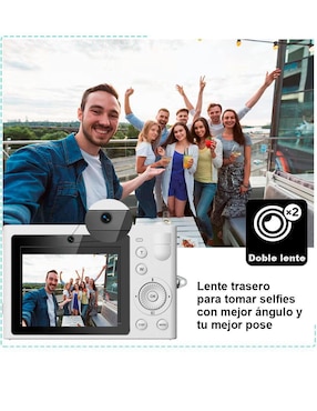 Cámara compacta básica Vak modelo vd-f3l-b 64 megapíxeles