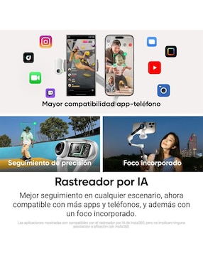 Estabilizador Smartphone Insta360 modelo Flow 2 AI Tracker
