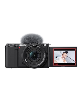 Kit de cámara sin espejo y accesorios Sony modelo ZV-E10K con lente zoom f / 3.5