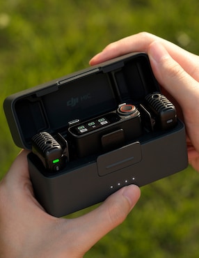 Cargador de pilas Dji de 60 w lightning + USB Tipo C Mic 2 Charging Case
