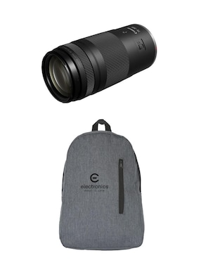 Lente zoom telefoto canon Modelo RF75-300mm mochila 58 mm f / 4 para Cámara Canon serie EOS R
