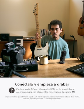 Micrófono de transmisión inalámbrica Sony ECM-S1