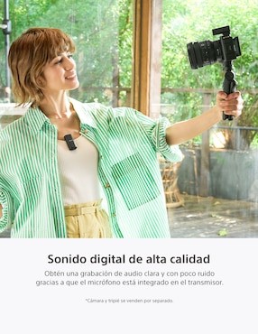 Micrófono de transmisión inalámbrica Sony ECM-W3