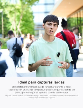 Micrófono de transmisión inalámbrica Sony ECM-W3