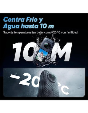 Cámara de acción Insta360 X4 Bundle 8k