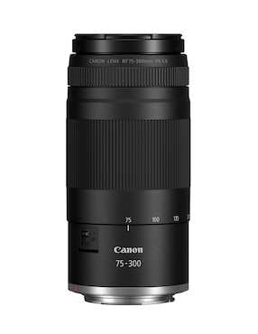 Lente zoom telefoto Canon modelo RF75-300mm 58 mm f/4.5-6 para cámara Canon serie EOS R