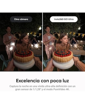 Cámara de acción Insta360 GO Ultra Standard Bundle 4K/UHD