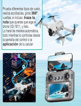 Dron Vak modelo VD-1811 4K/UHD 20 min de vuelo