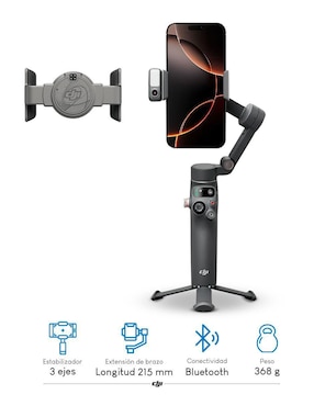 Estabilizador compatible con cámara Dji modelo Osmo Mobile 7p