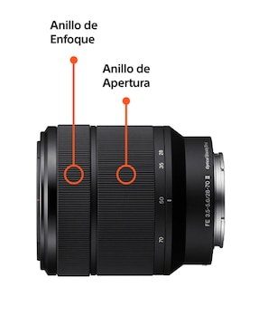 Cámara sin espejo Sony ILCE-7M3M con lente 28 a 70 mm f / 3.5