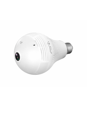 Cámara Foco WiFi Espía HD 960P IP Nube 360 Grados Video Seguridad Control Alarma