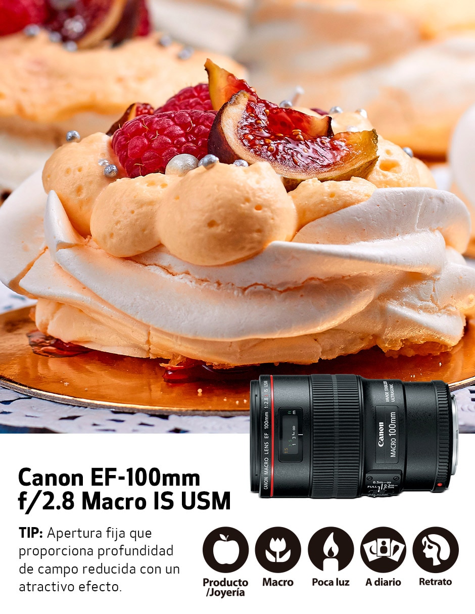 Lente 100 mm f / 2.8  EF-Mount 11