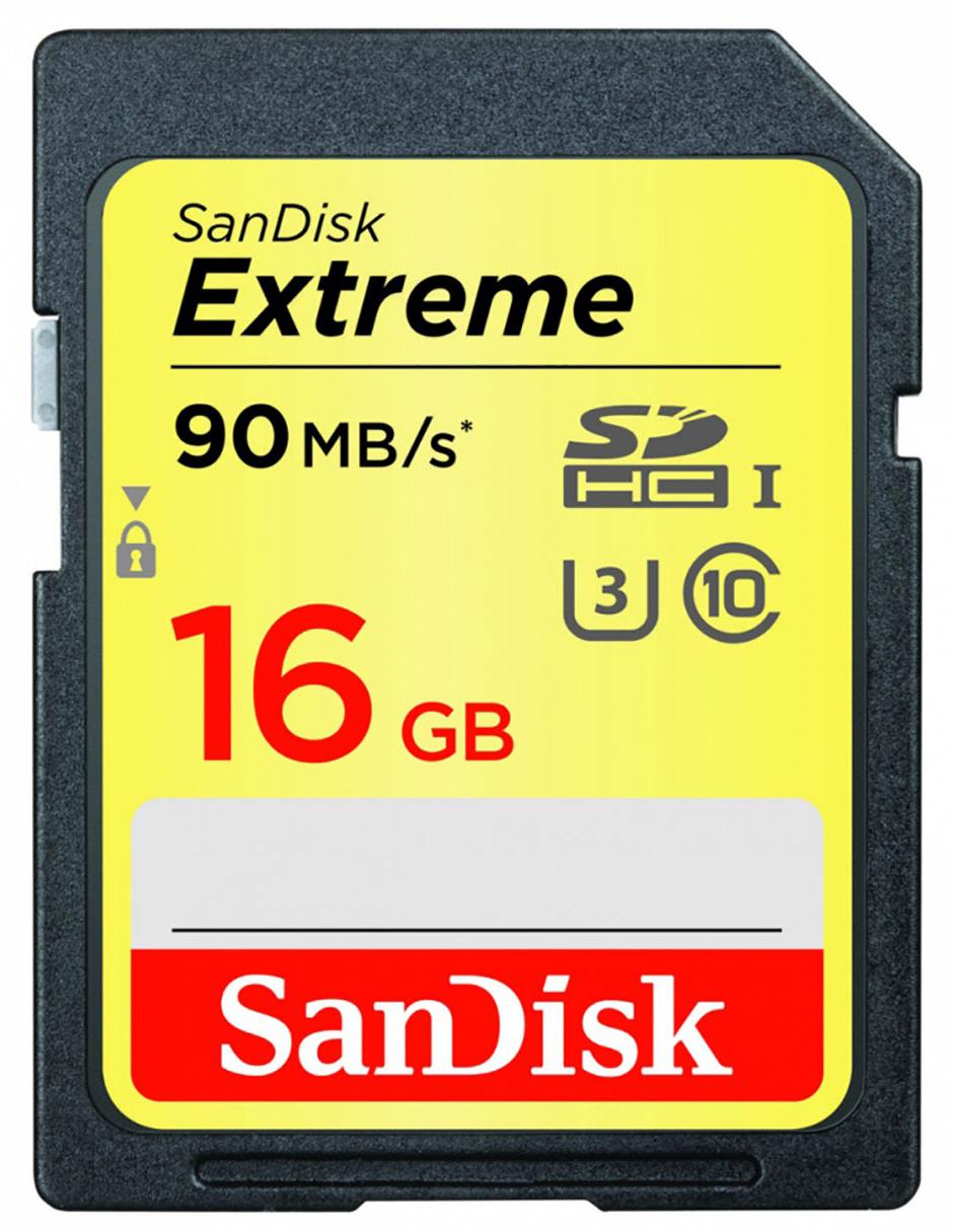 Memoria SDHC capacidad 16 GB