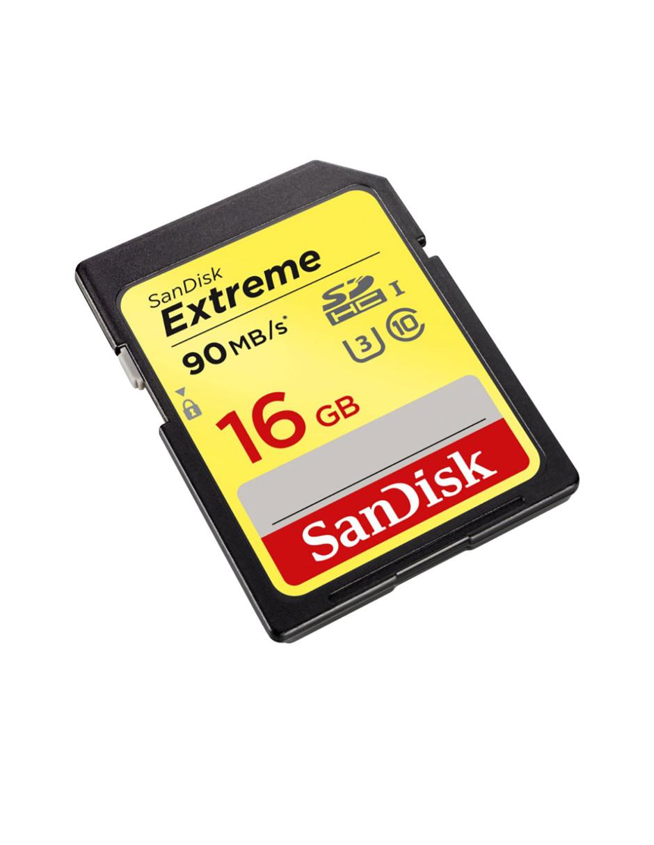 Memoria SDHC capacidad 16 GB