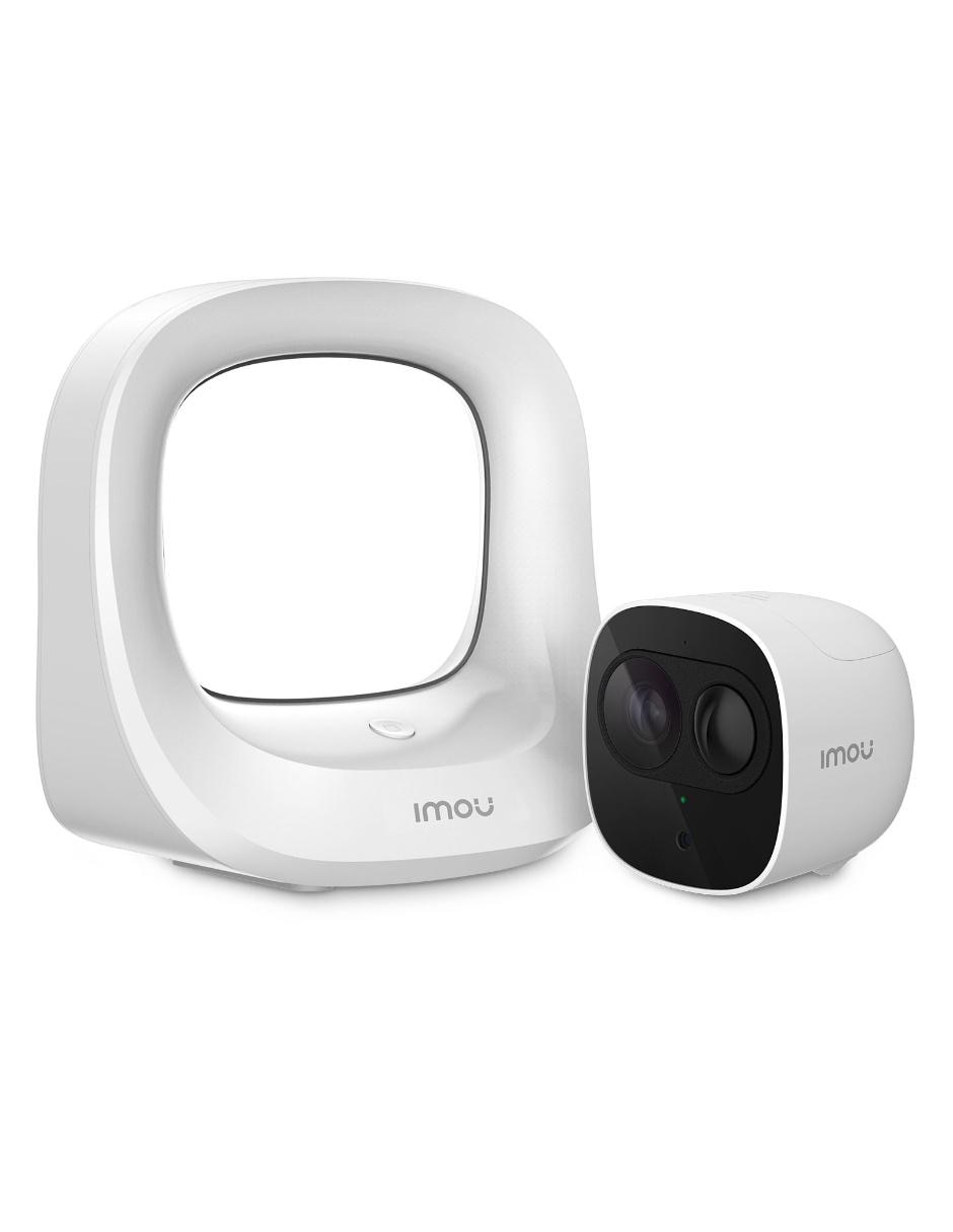 Kit 2 cámaras de seguridad inalámbrica Full HD con capacidad para grabar para interior