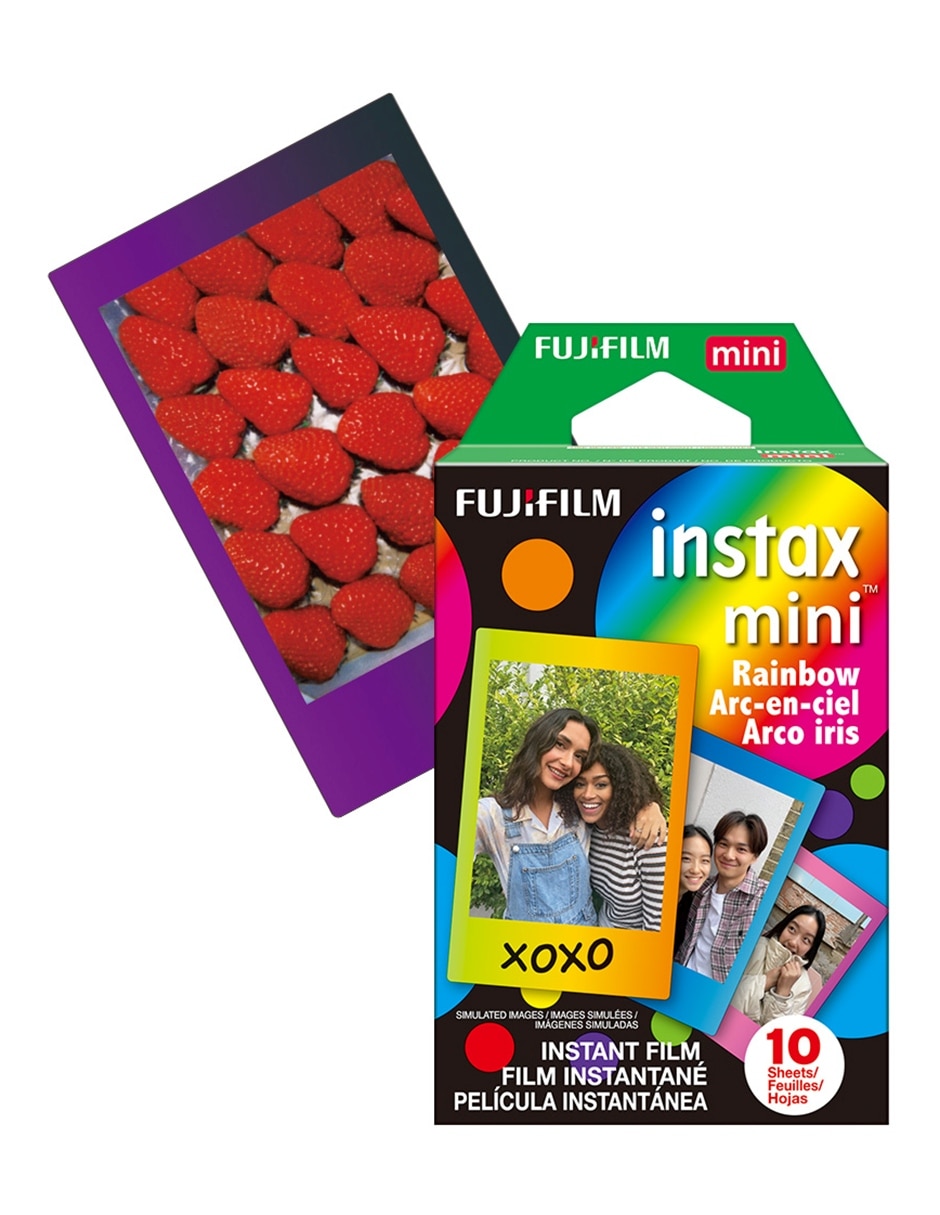 Papel fotográfico A4 100 g modelo Instax Mini Rainbow 2