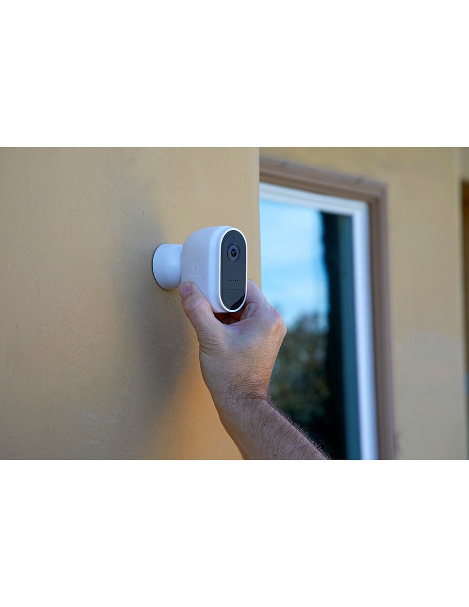 Kit 2 cámaras de seguridad inalámbrica Full HD 180° con capacidad para grabar para interior y exterior 3