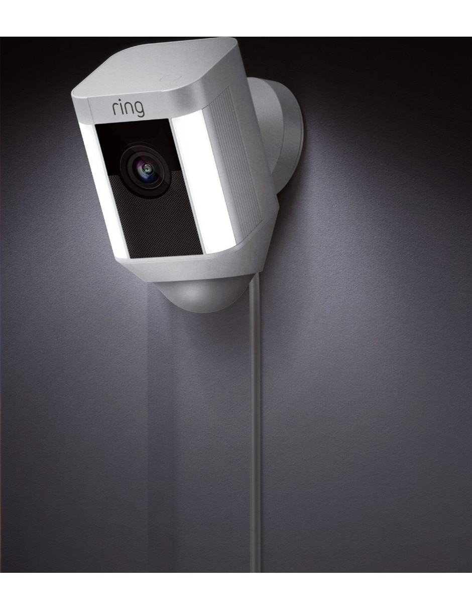 Cámara individual de seguridad modelo Spotlight Cam inalámbrica HD 120° a 170° con capacidad para grabar para interior y exterior
