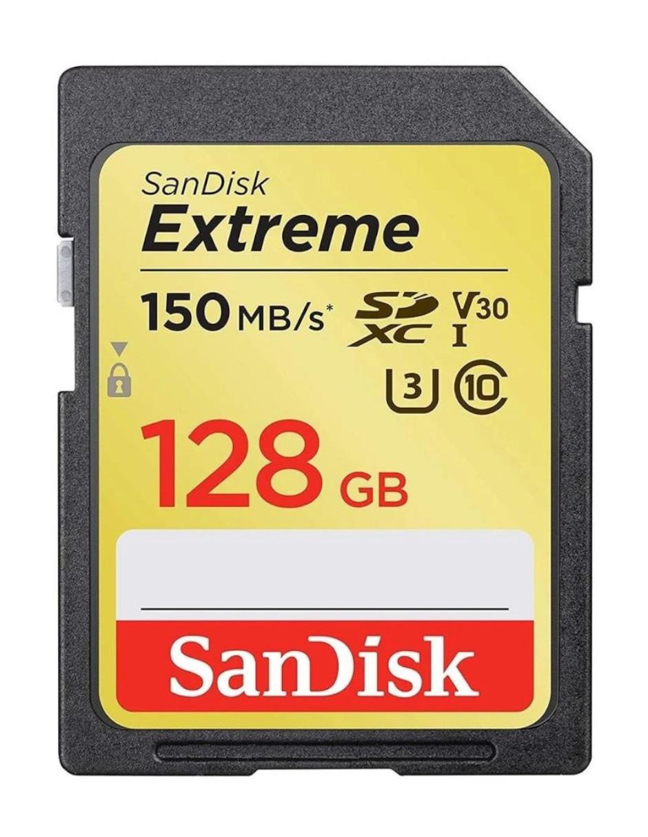 Tarjeta SD 128GB Extreme 4K SDSDXV5-128G-GNCIN Tarjeta SD 128GB Extreme 4K SDSDXV5-128G-GNCIN