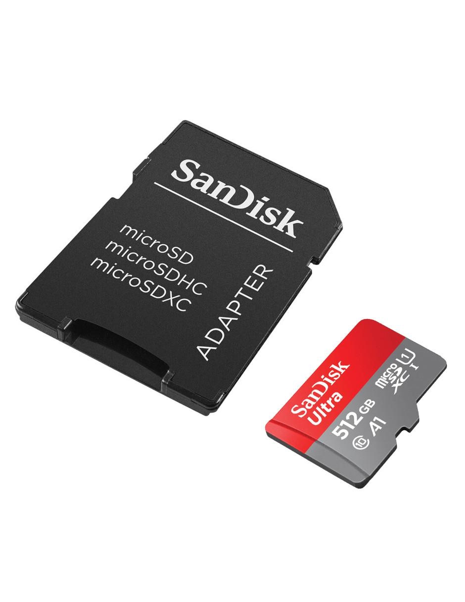 Memoria Micro SD 512GB Ultra Clase 10 A1 Full HD SDSQUA4-512G-GN6MA 2