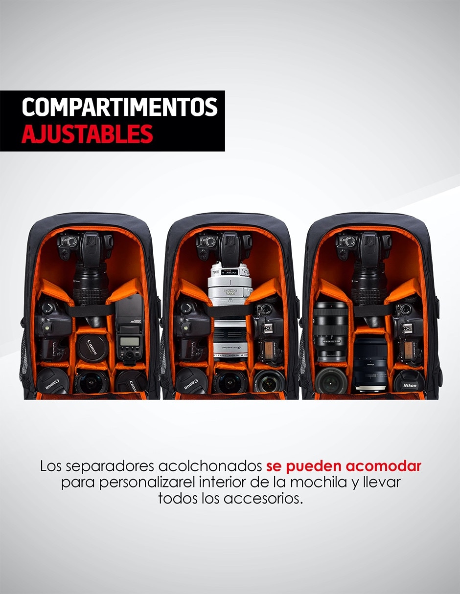 Mochila para Cámara Fotográfica 5
