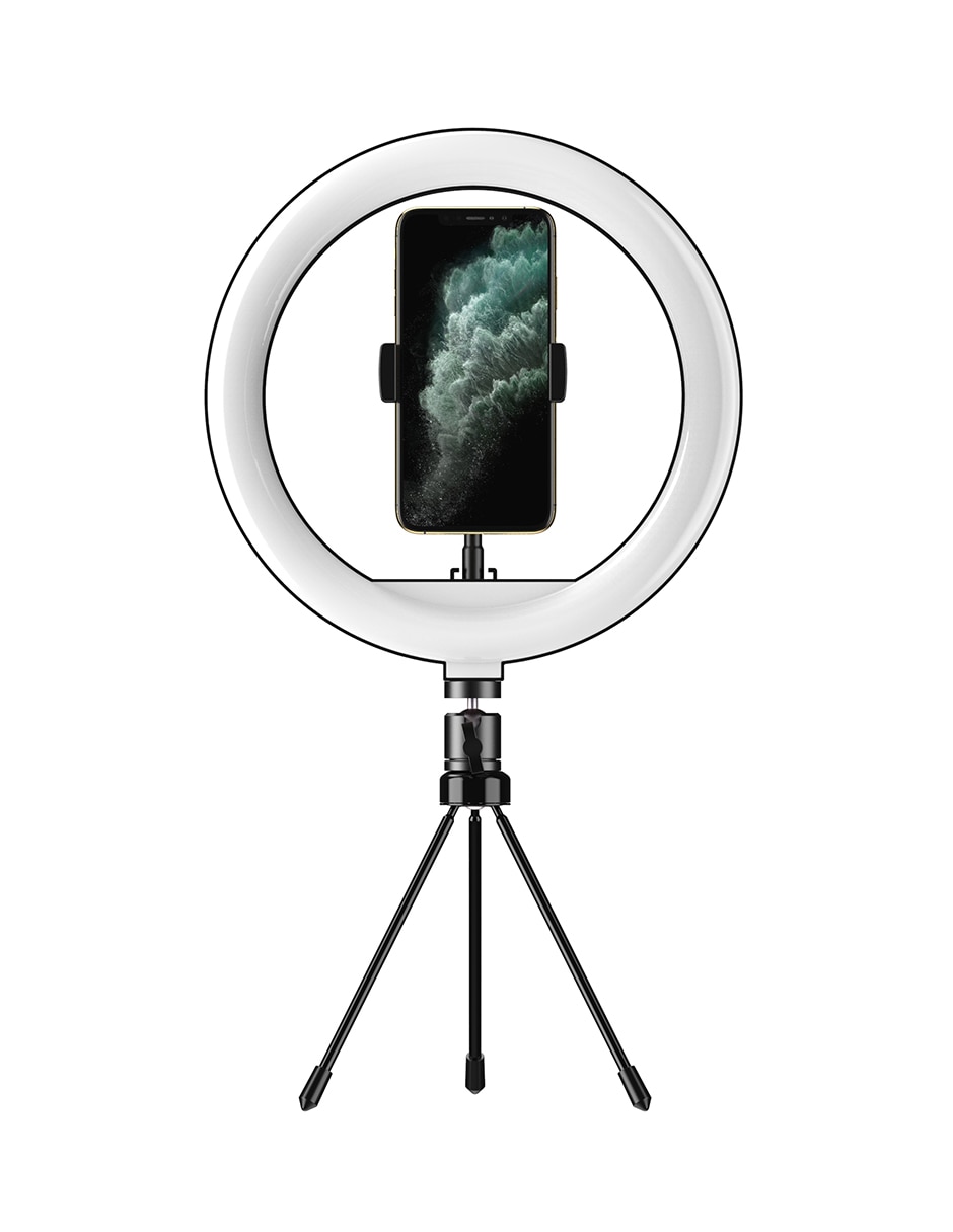 Aro de luz con tripie de mesa Ground Eletronics 3