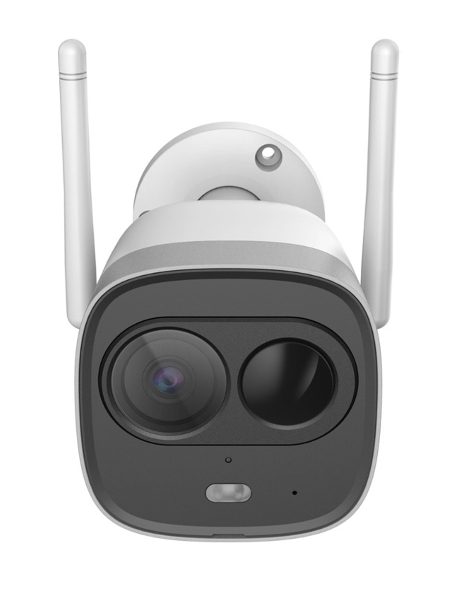 Cámara individual de seguridad inalámbrica Full HD 120° a 170° con capacidad para grabar para exterior