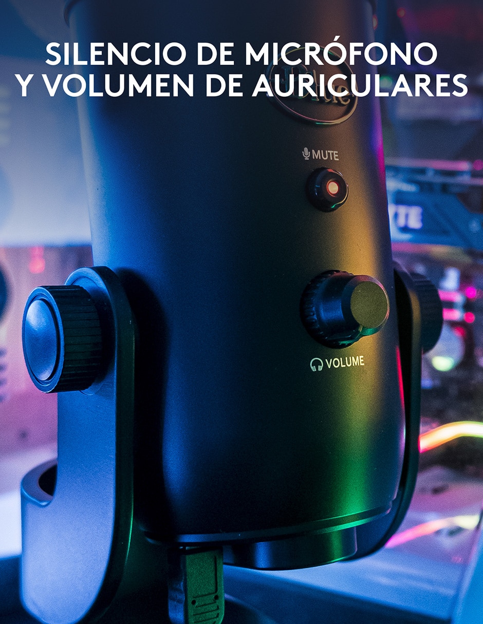 Micrófono profesional alámbrico Yeti X Pro 17