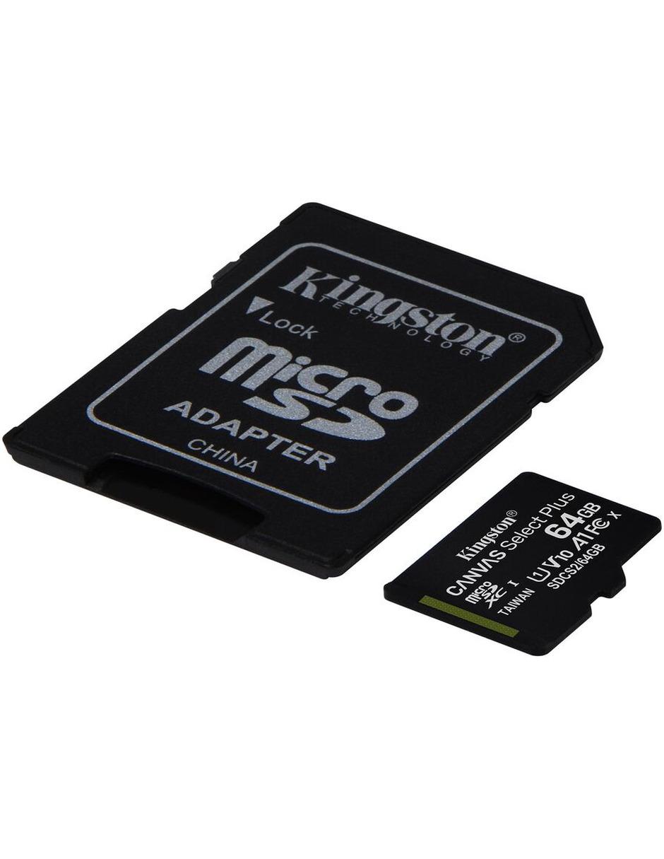 Adaptador y Micro SD C10 Plus 64 GB 2