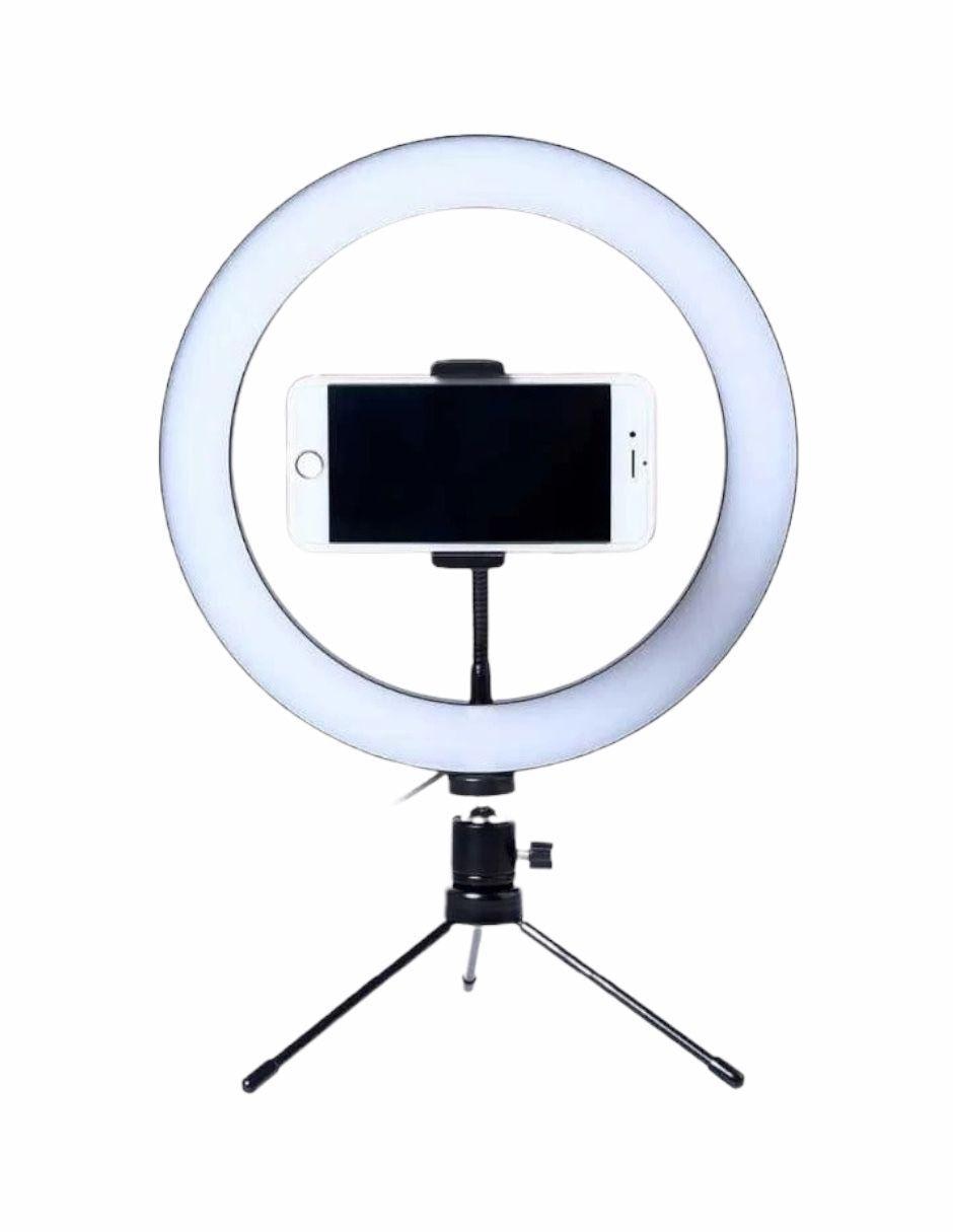 Anillo De Luz LED Tripode Con Soporte Celular Para Selfie Maquillaje 8  Pulgadas