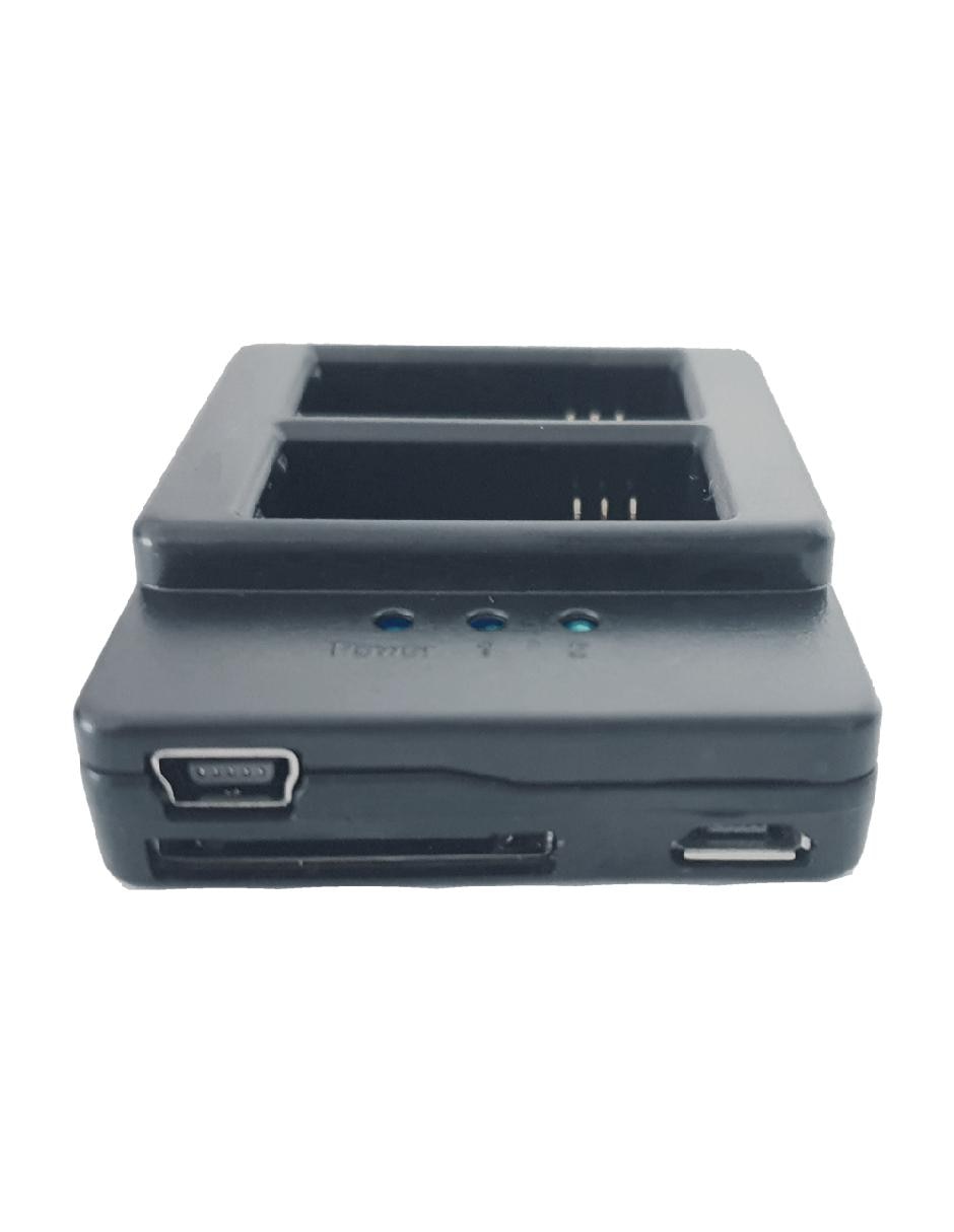 Cargador de pilas Mini-USB + Micro-USB 4