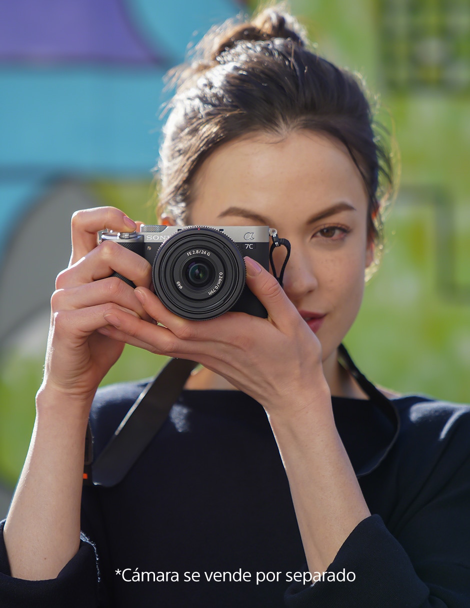 Lente zoom angular modelo sel24f28g//c 49 mm f / 2.8 para camara sony 6