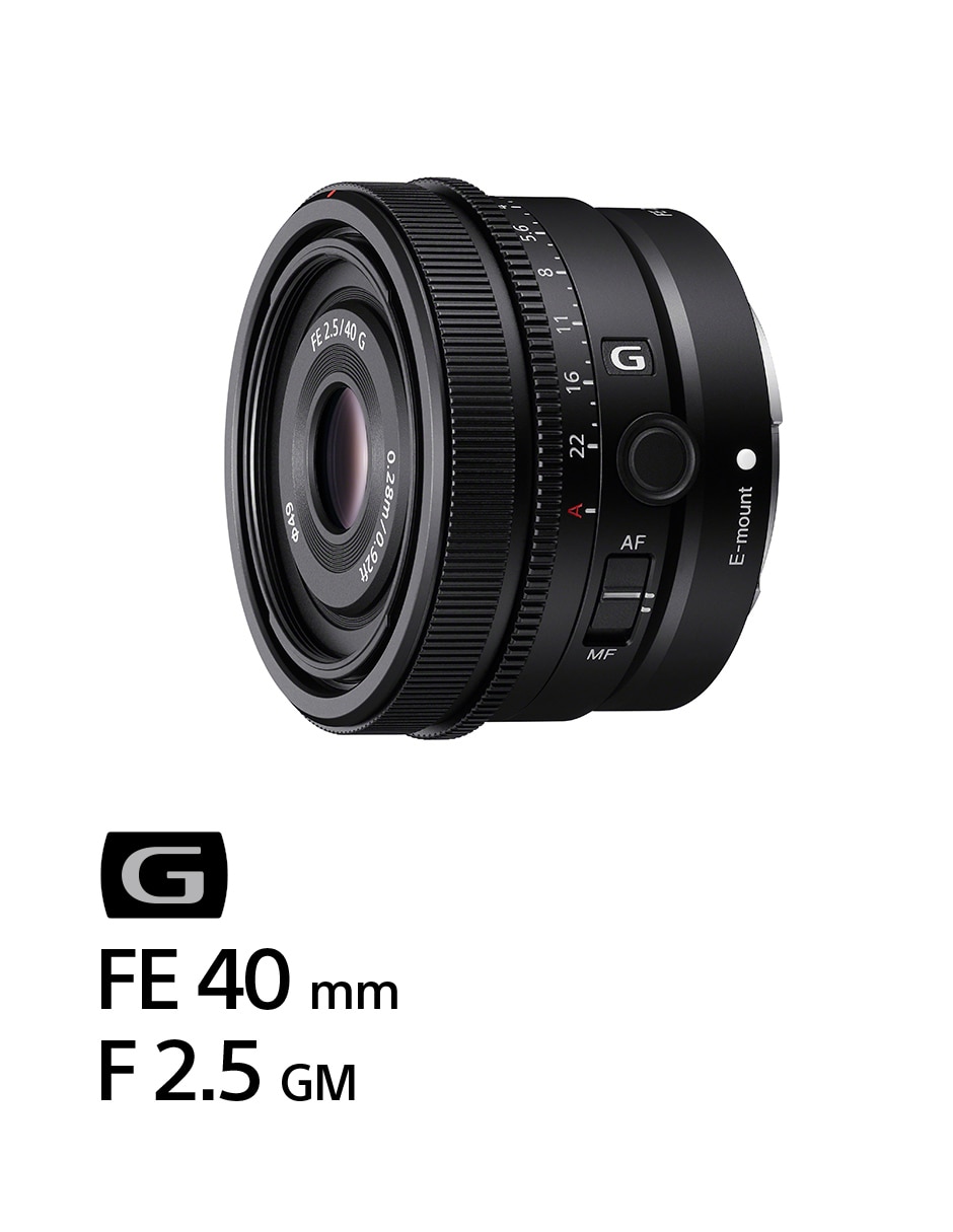 Lente 40 mm f / 2.5 E-Mount