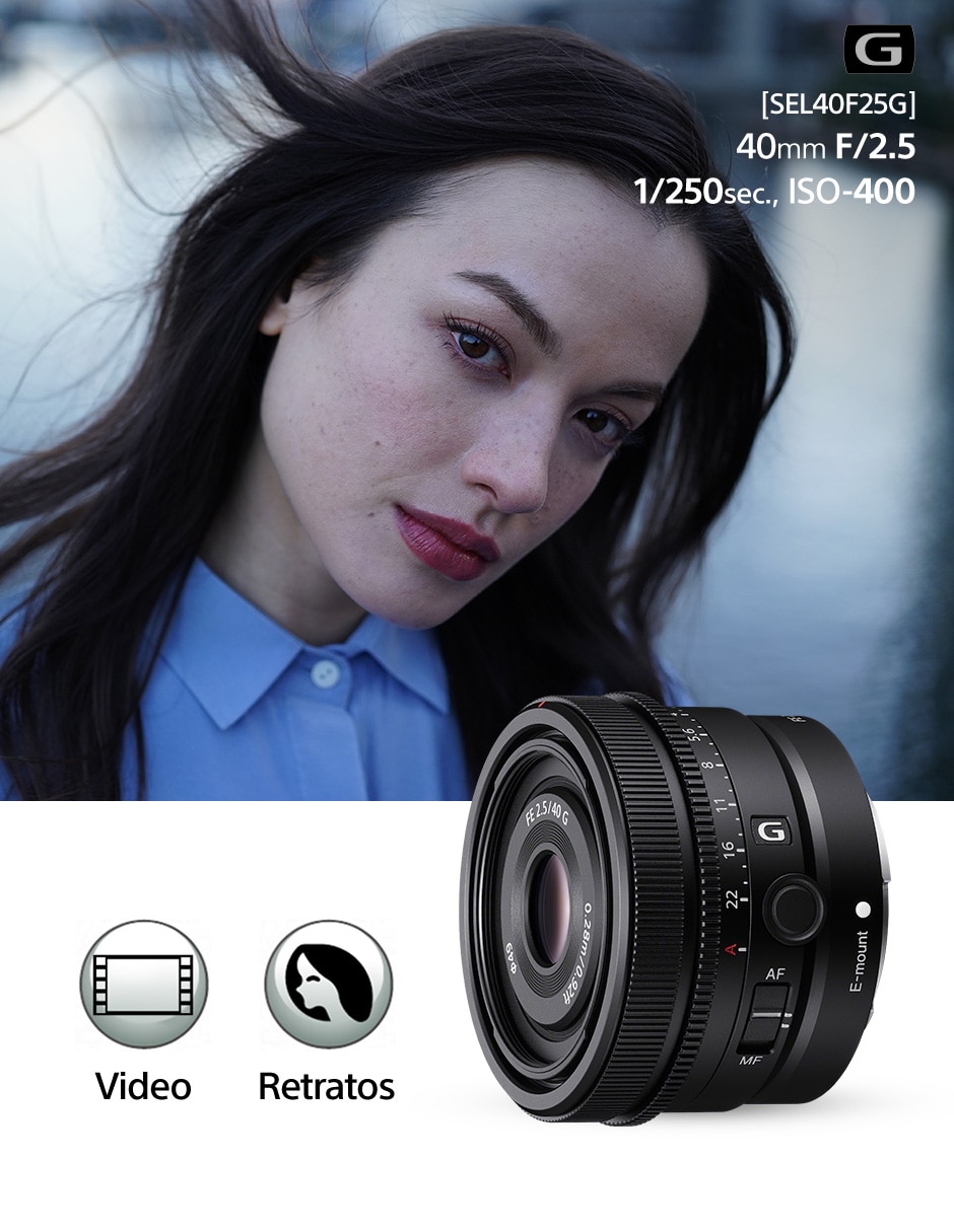 Lente 40 mm f / 2.5 E-Mount 7