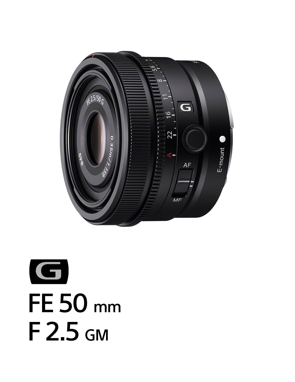 Lente 50 mm f / 2.5 E-Mount Lente 50 mm f / 2.5 E-Mount