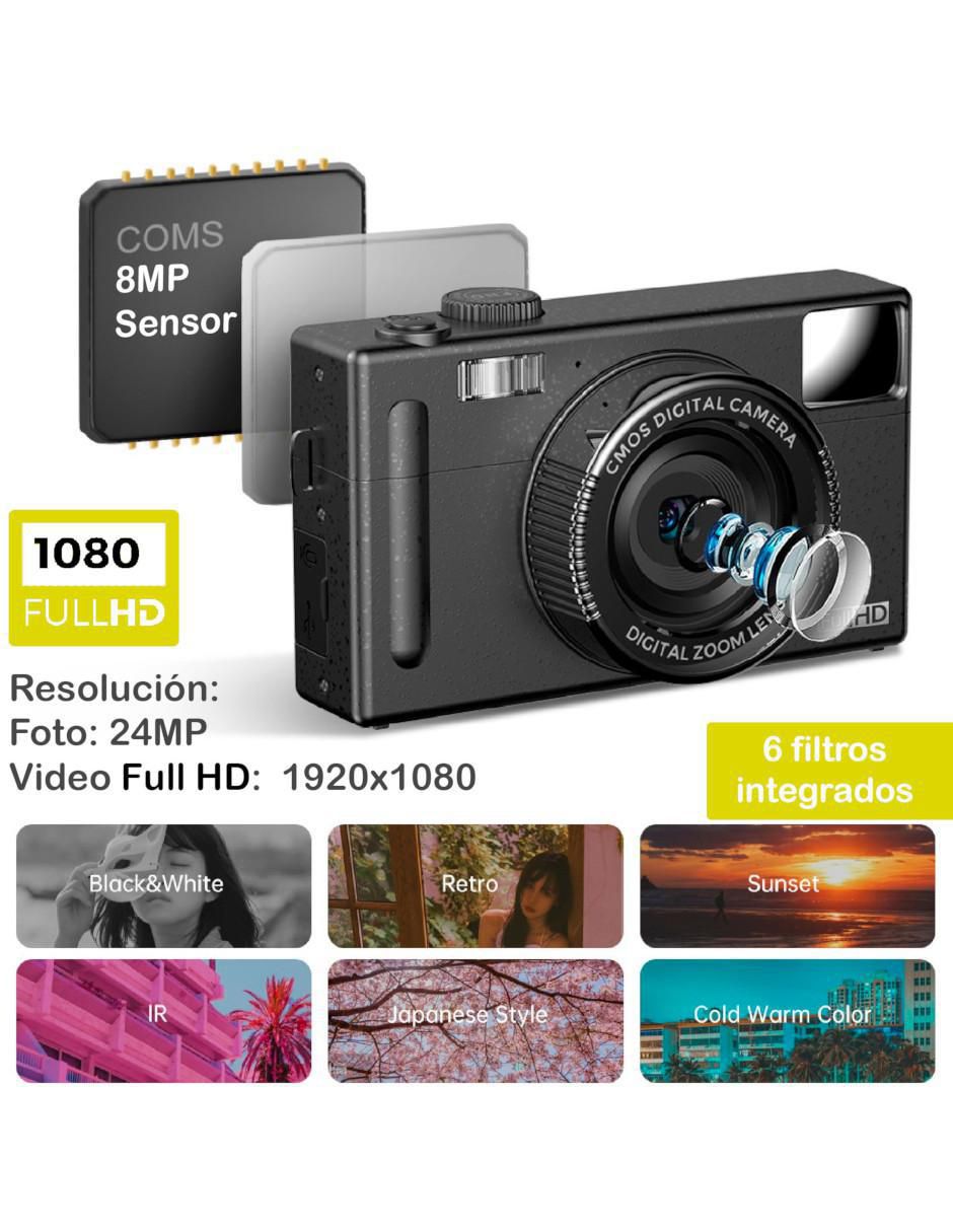 Cámara compacta básica modelo VD-CDR1-N 24 megapíxeles 2