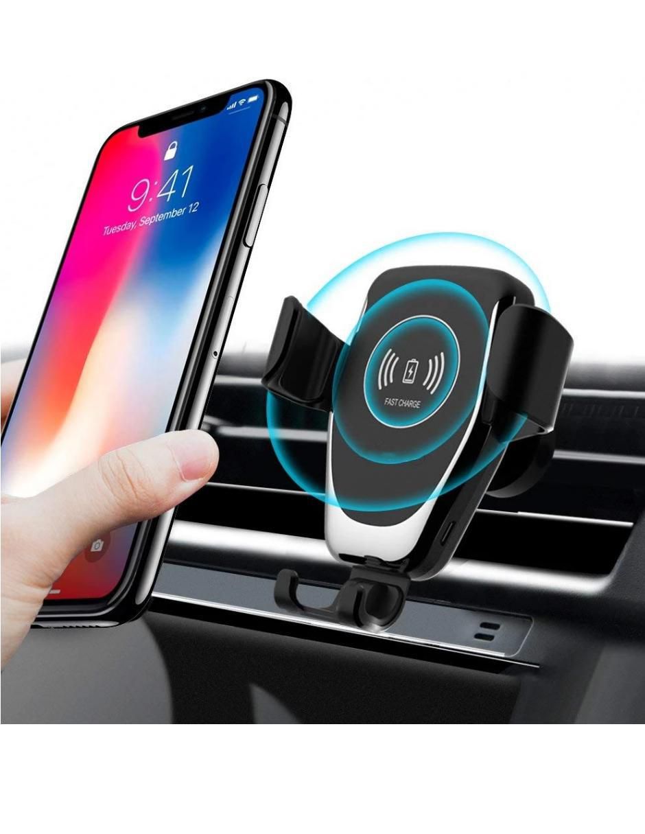 Cargador auto Hotshot compatible con celulares con tecnología Qi