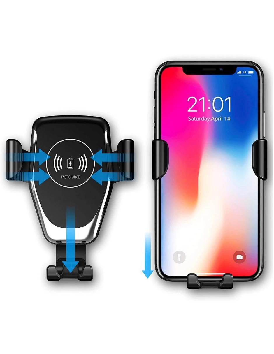 Cargador auto Hotshot compatible con celulares con tecnología Qi