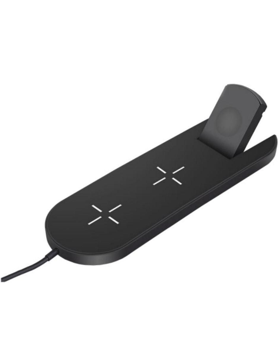 Cargador Wireless Hotshot compatible con celulares y relojes con tecnología Qi