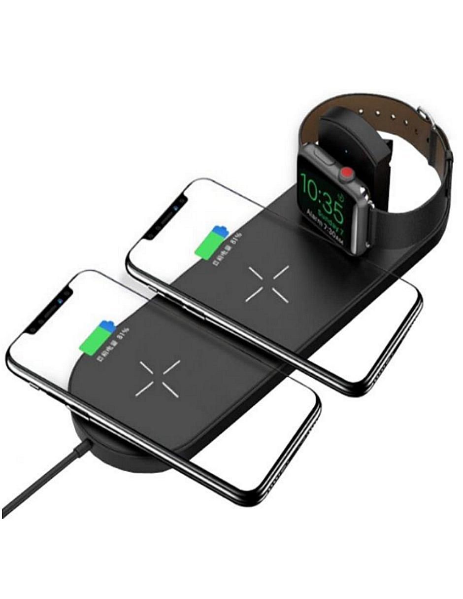 Cargador Wireless Hotshot compatible con celulares y relojes con tecnología Qi